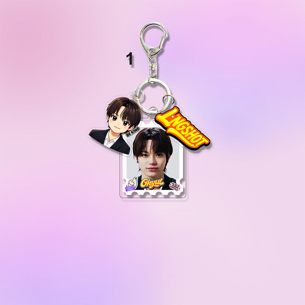 RYUL WOOJIN Acrylic Keychain Pendant