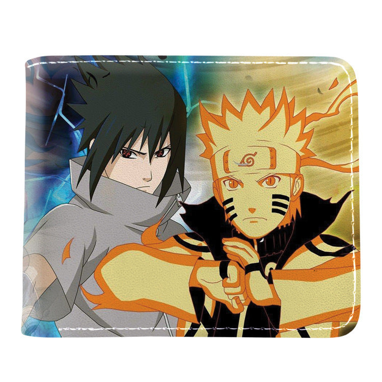 Trendy Anime Sasuke Folding Wallet