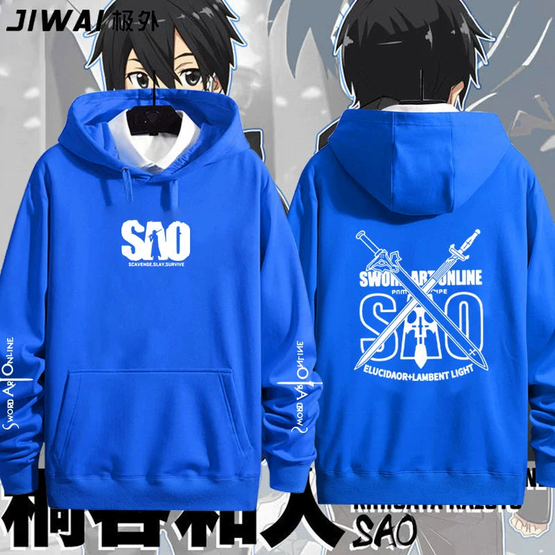 Unisex Anime Pattern Print Cos Hoodie