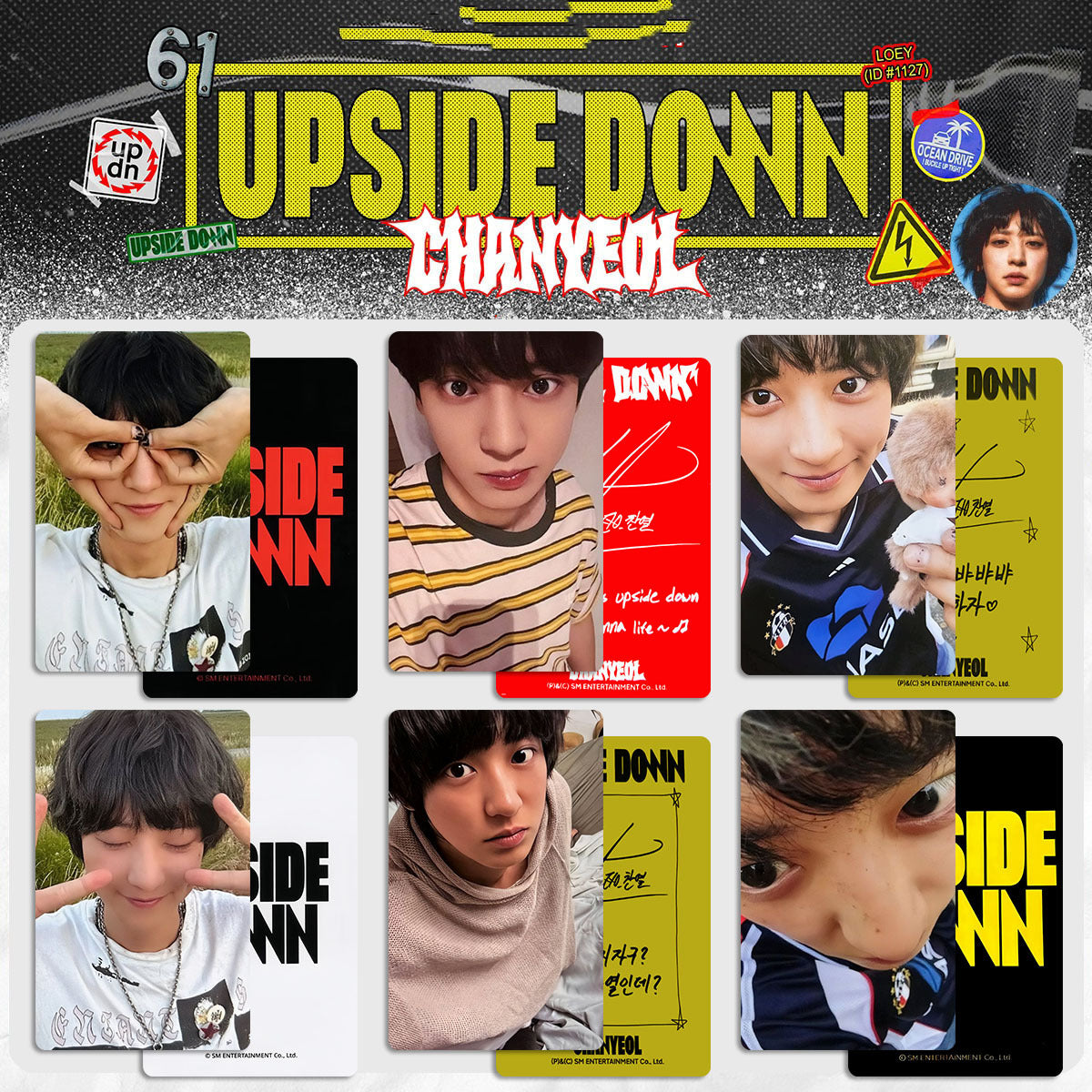 CHANYEOL Album UPSIDE DOWN Bonus Photocard