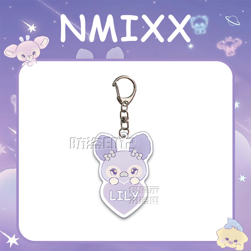 MIXXFFY Acrylic Pendant Keychain