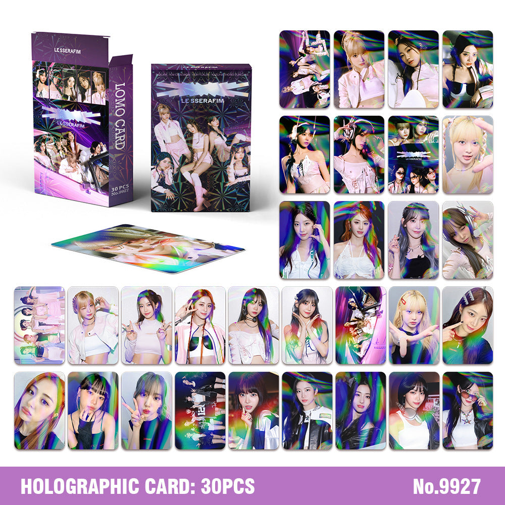 30PCS LSF PUREFLOW Holographic Photocards