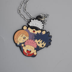 Cute Anime Figure Keychain Necklace