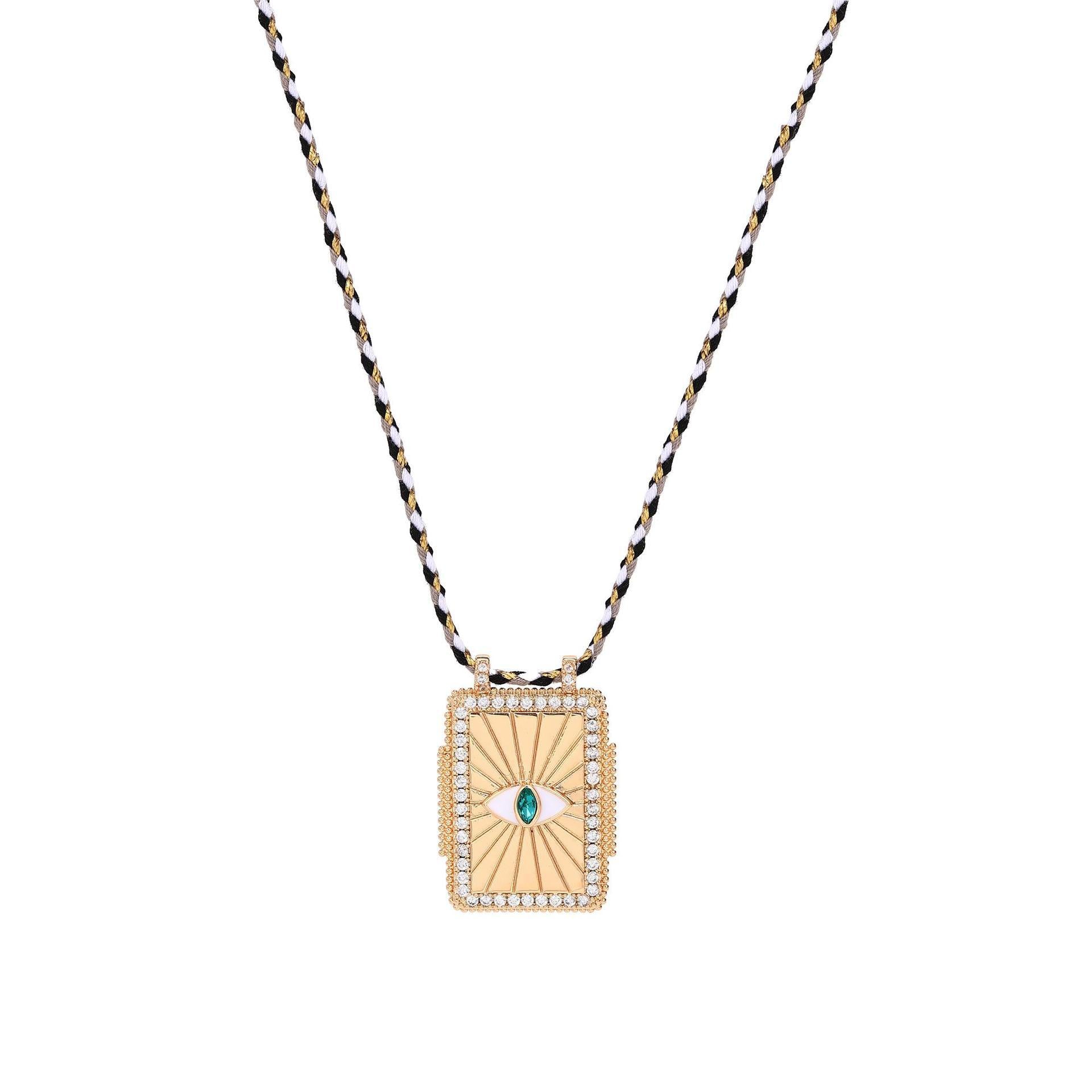Bohemian Style Tarot Card Necklace