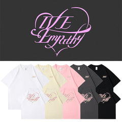 IVE EMPATHY Printed Short-sleeved T-shirt