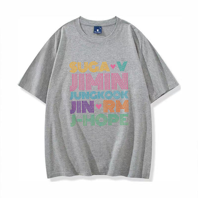 Cute Girls Kpop Cotton T-shirt