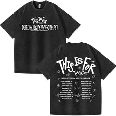 Vintage THIS IS FOR WORLD TOUR Washed T-shirt