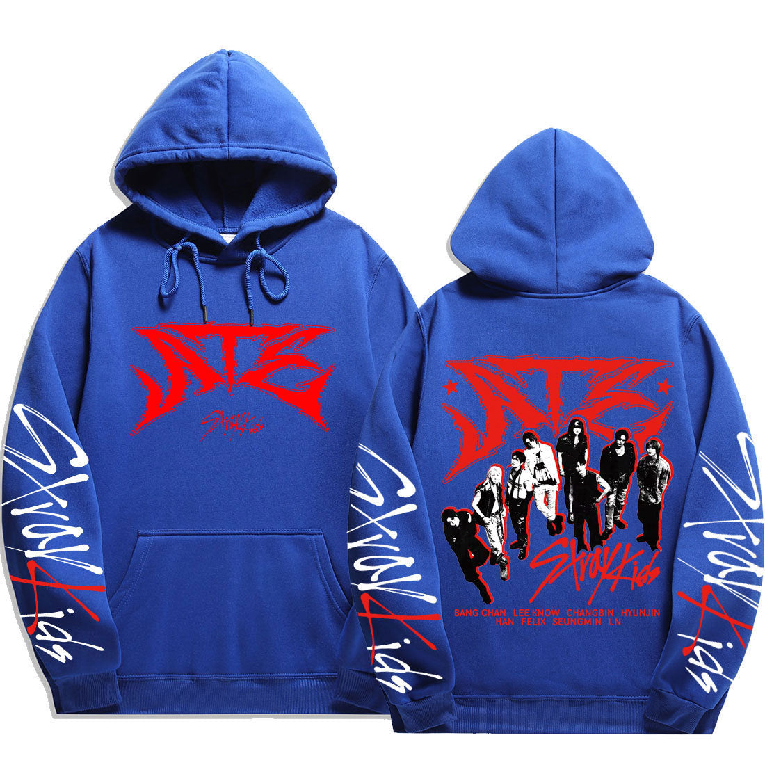 KPOP Atz Graphic Printed Loose Hoodie