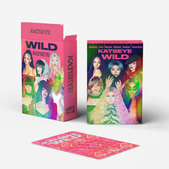 60PCS KATSEYE WILD Heart Holographic Photocards