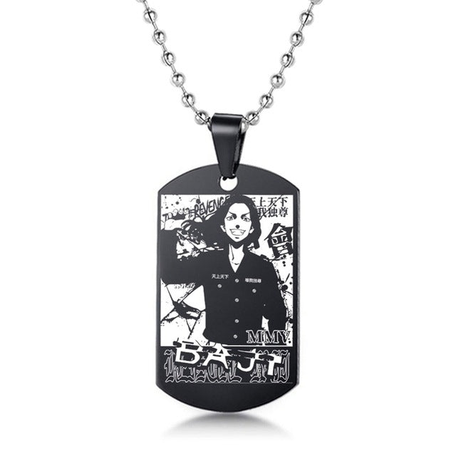 Trendy Anime Stainless Steel Necklace