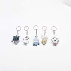 KPOP PPULBATU Cartoon Keychain Pendant