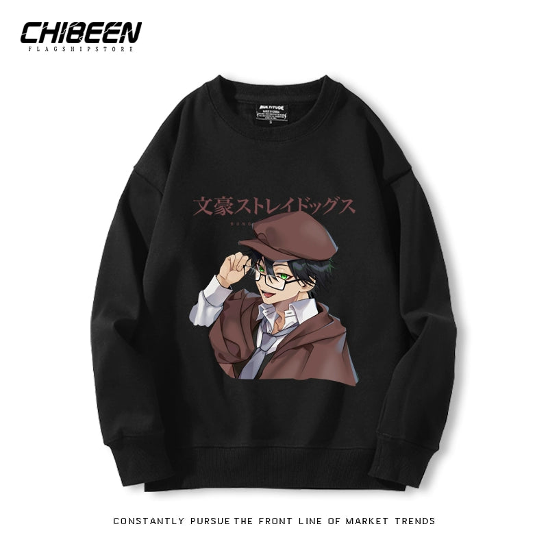 Unisex Anime Crew Neck Sweatshirt Top