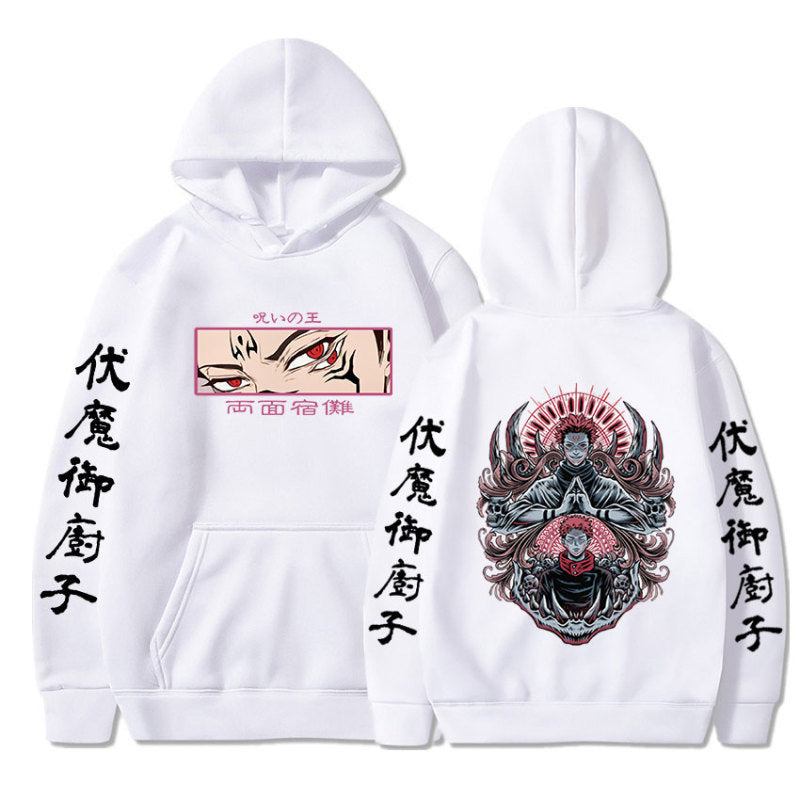 Unisex Satoru Gojo Printed Casual Hoodie