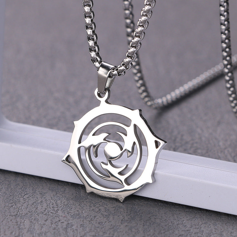 Cool Stainless Steel Game Cos Necklace