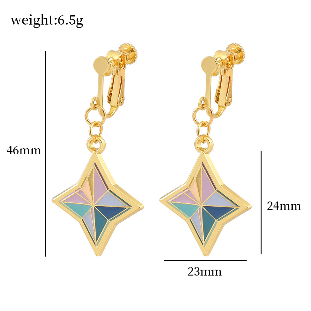 Hot Game Cosplay Earrings Earclips