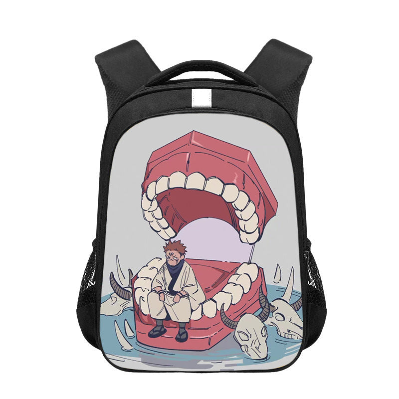 Cute Children's Anime Printed School Backpack