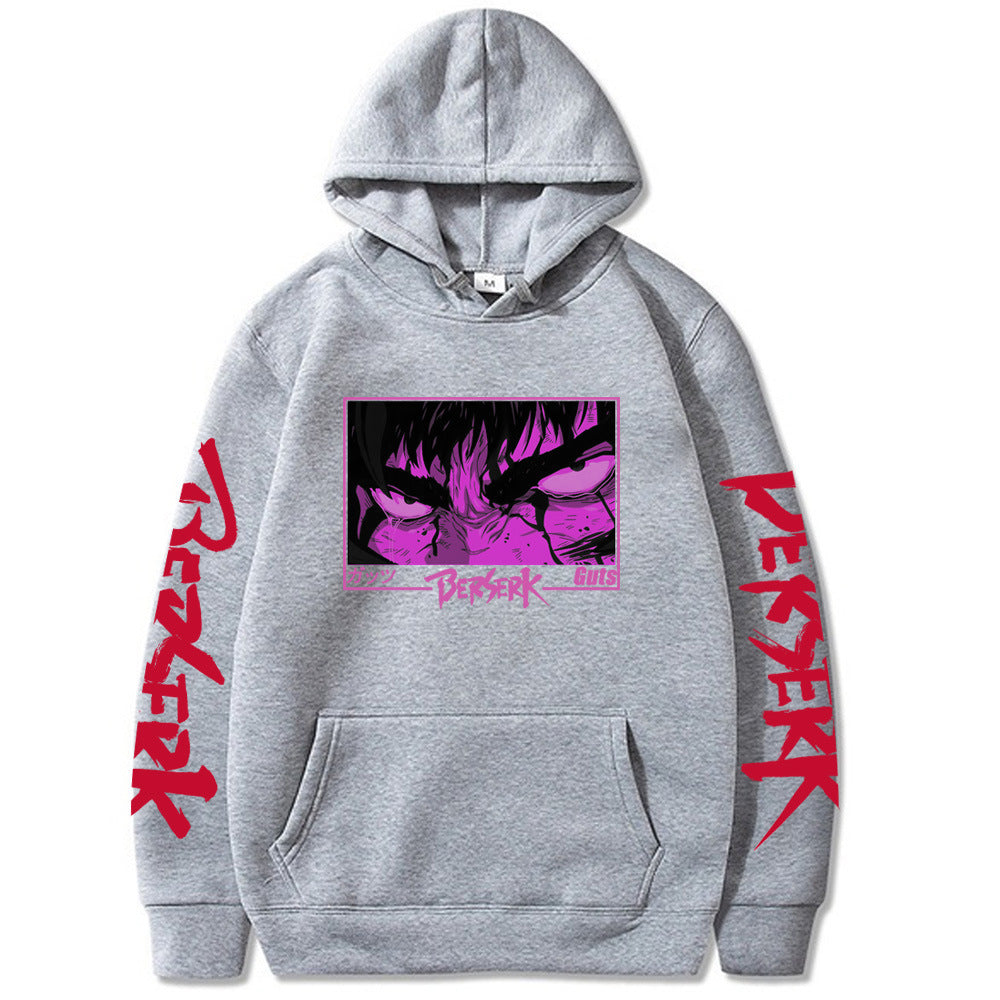 Casual Anime Guts Printed Loose Hoodie