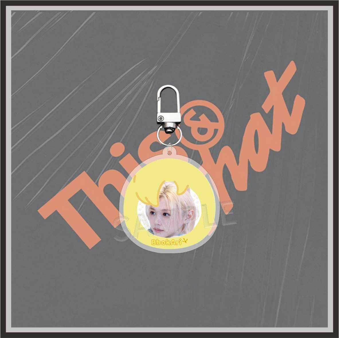 SKZ Acrylic Keyring Bag Charm