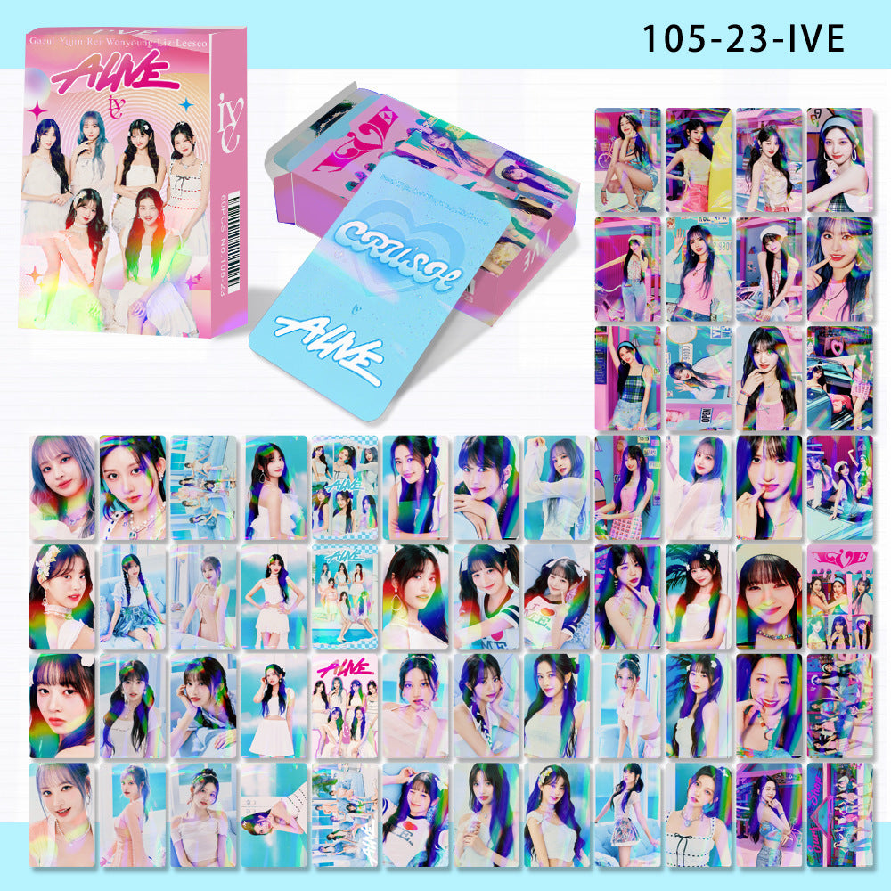 60pcs IVE Album Holographic Photocard
