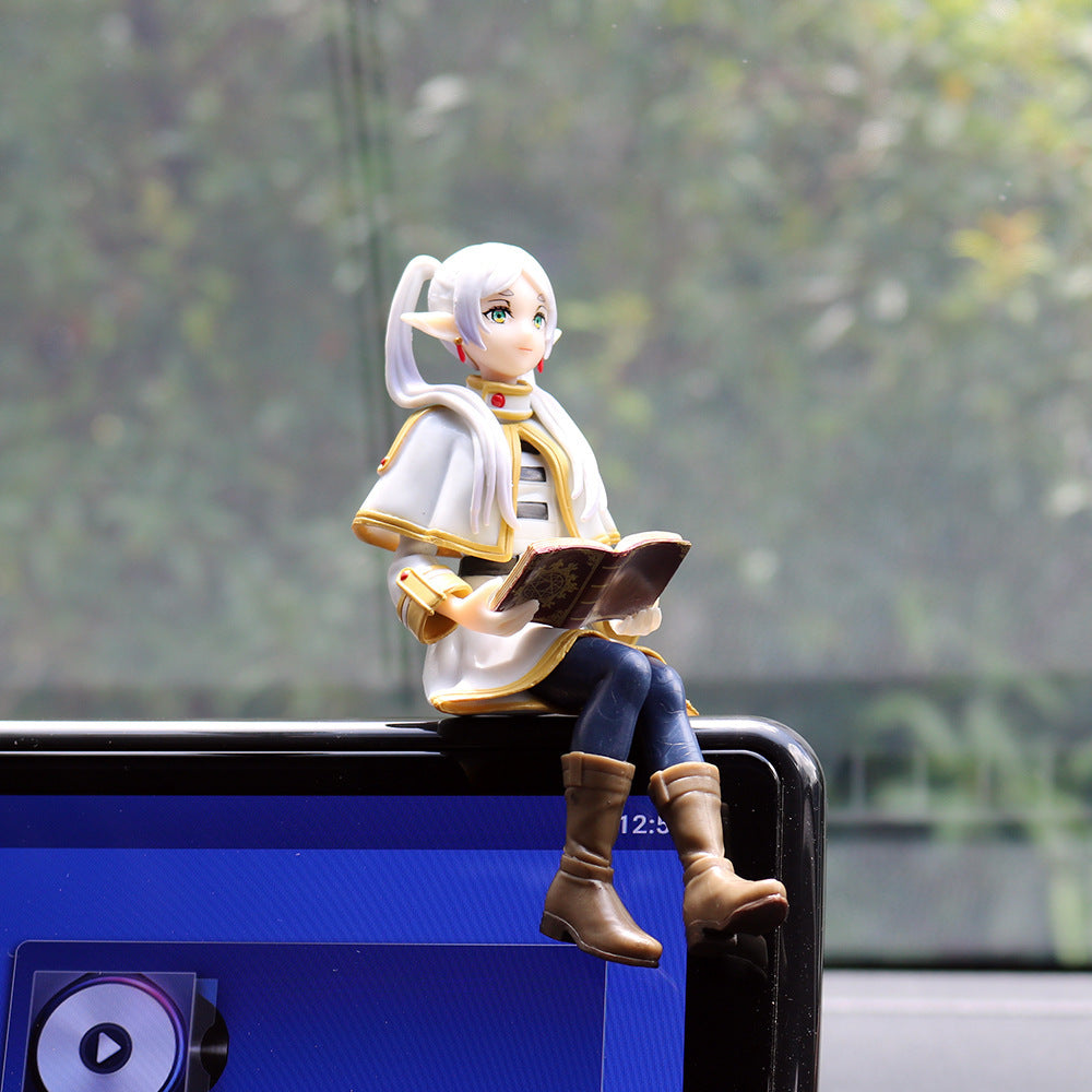 Frieren Sitting Figure Car Ornament
