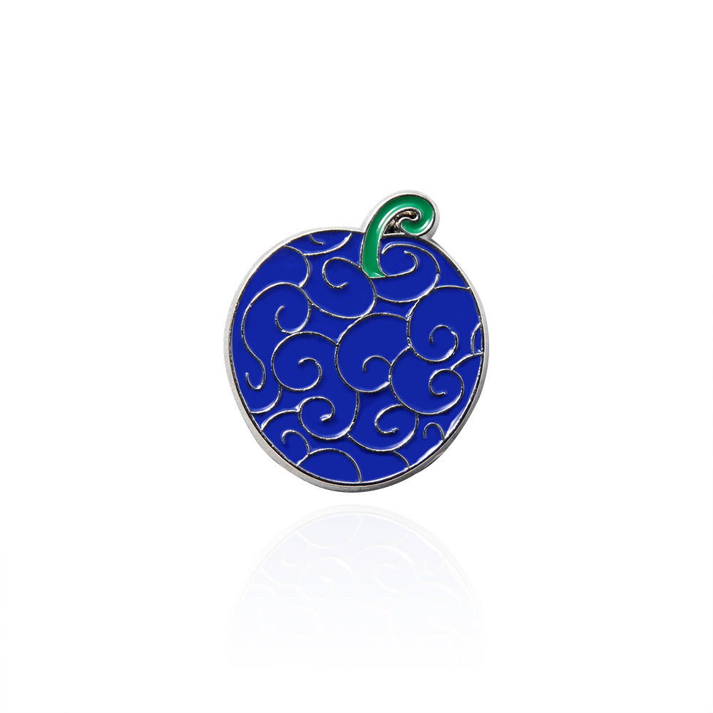 Devil Fruit Anime Brooch Badge