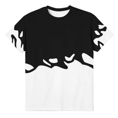 Men's Digital Print Anime Pullover T-Shirt