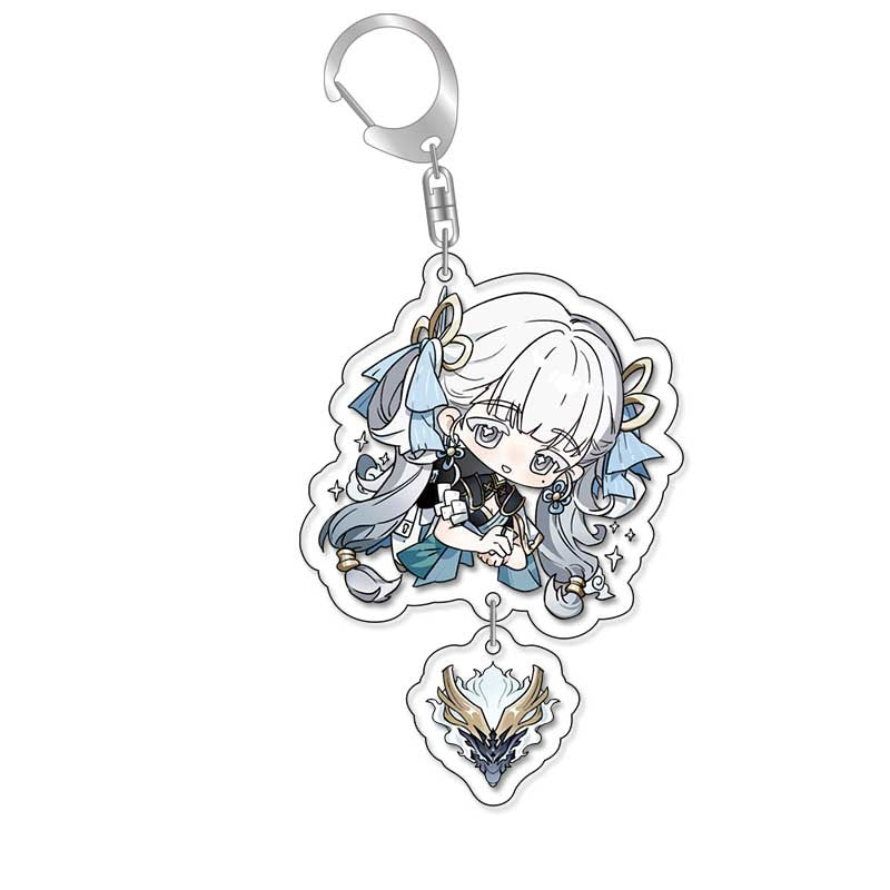 Double-sided Game Keychain Pendant