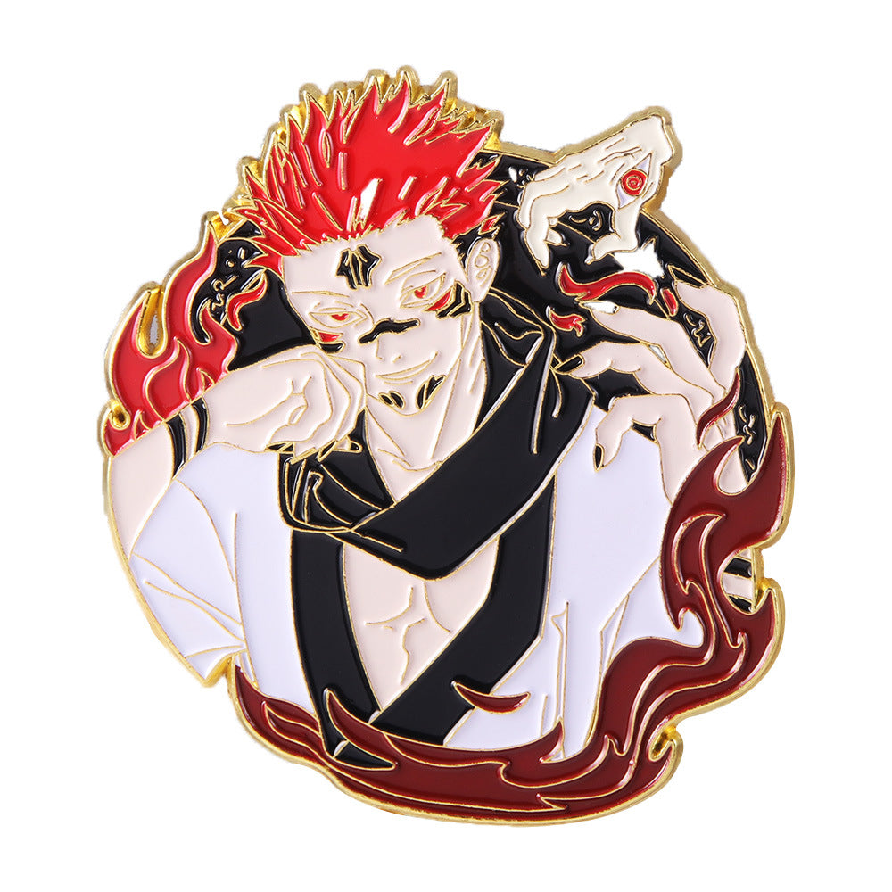 Anime Cartoon Character Brooch Keychain