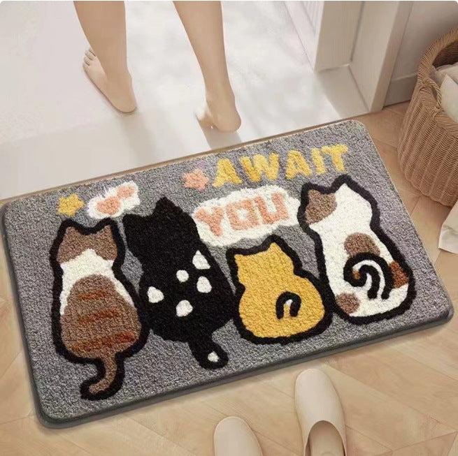 Cartoon Bathroom Floor Mat