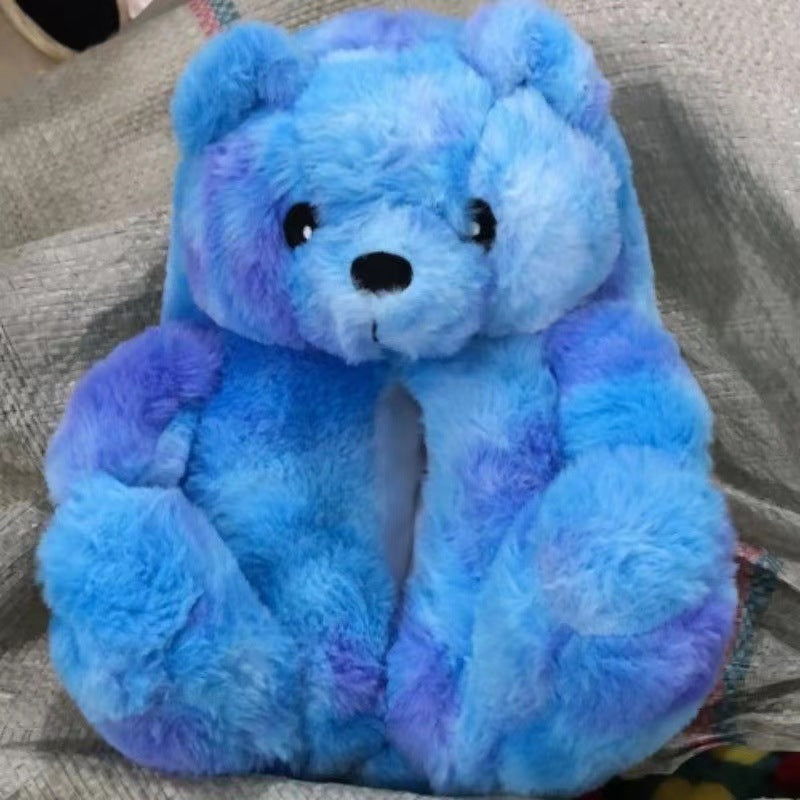 Teddy Bear Fur Slippers