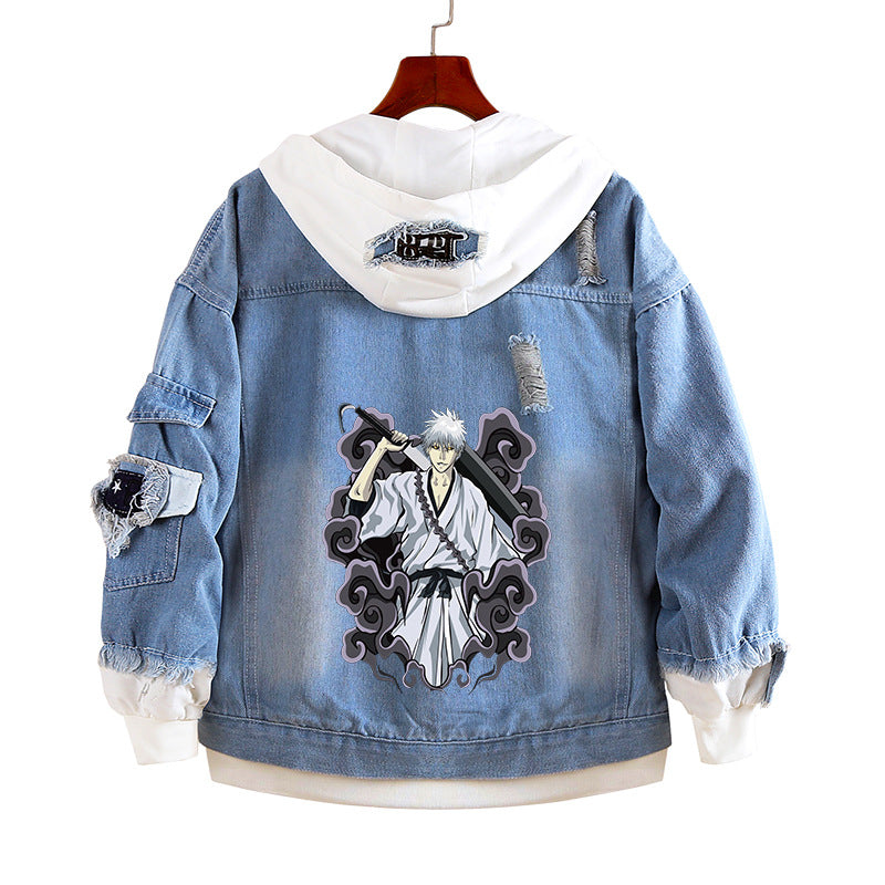 Trendy Anime Kurosaki Ichigo Denim Jacket