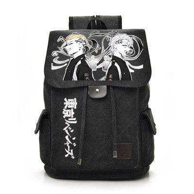 Vintage Anime Canvas Backpack
