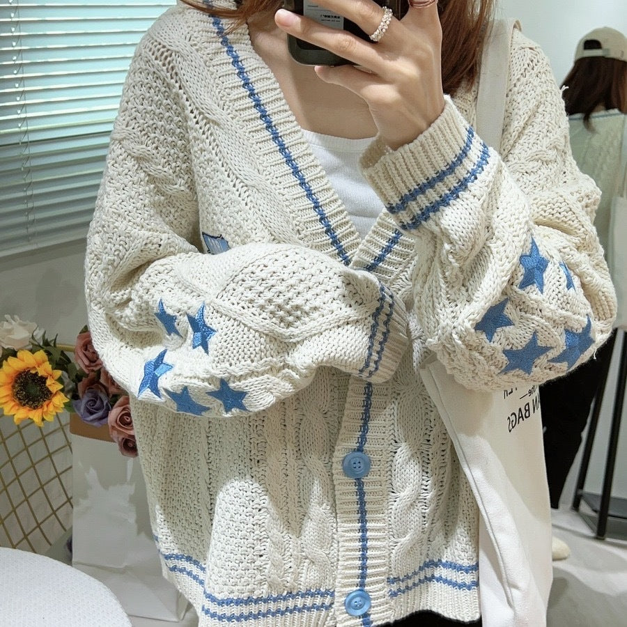 Casual Taylor 1989 Loose Cardigan Sweater