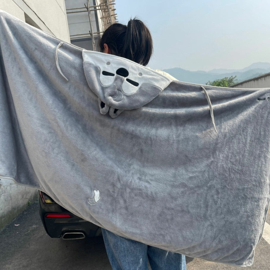 SKZ Hooded Fleece Blanket