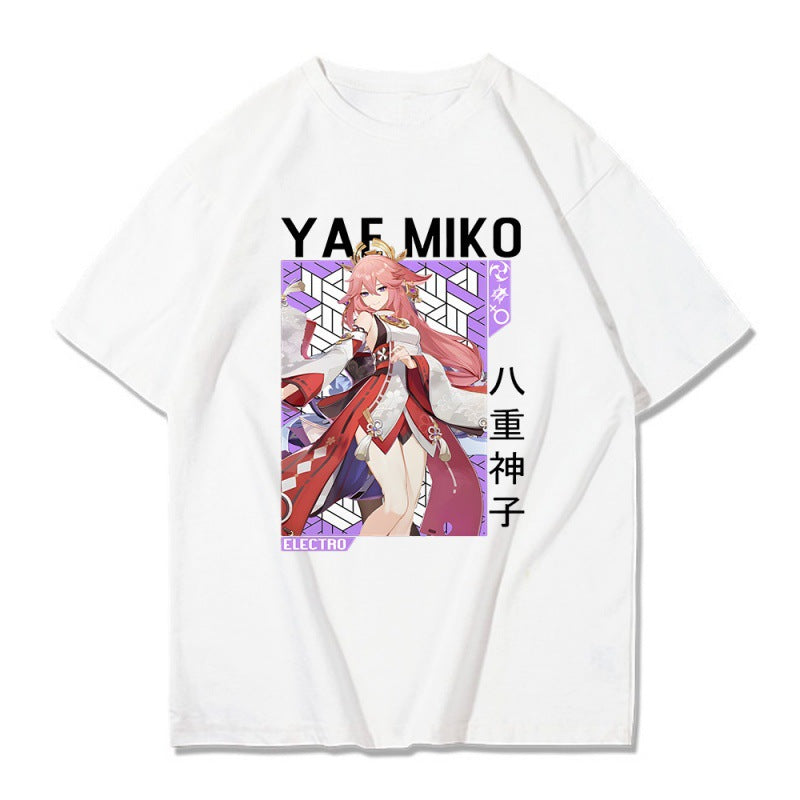 Unisex Game Graphic Cosplay Loose T-shirt