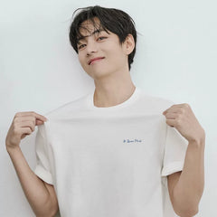 V Same Style Cotton Printed Short-sleeved T-shirt