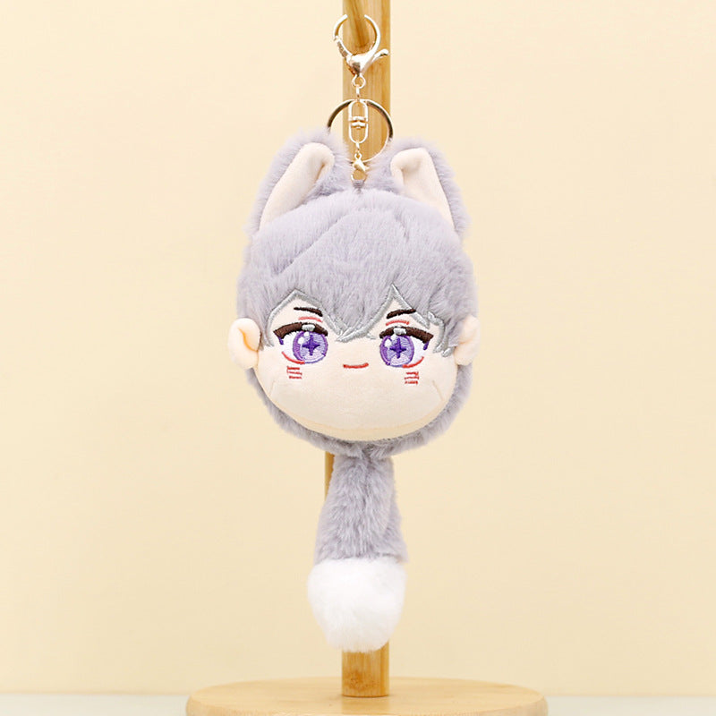 Cartoon Game Plush Toy Keychain Pendant