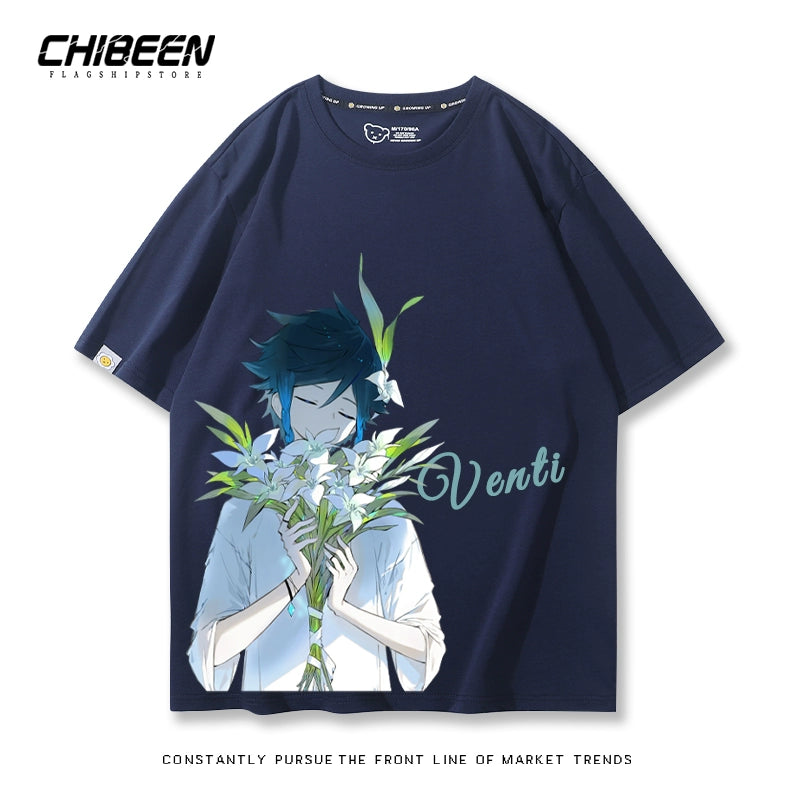 Game Venti Barbatos Short-sleeved T-shirt