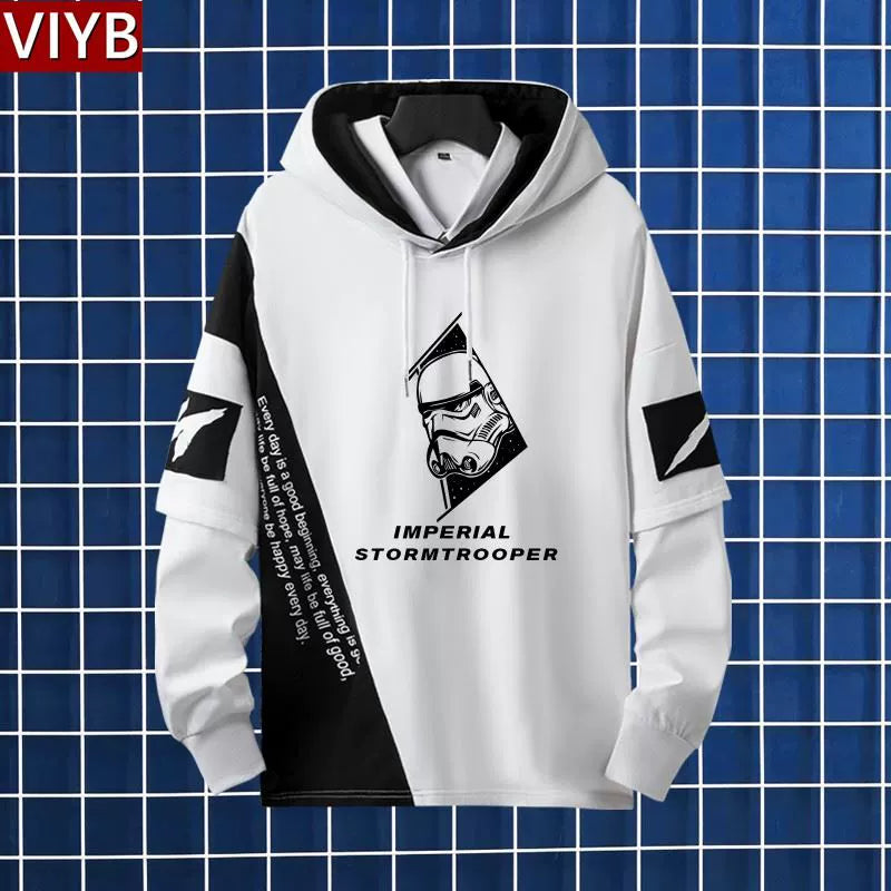 Men's The Mandalorian Print Hooded Jacket