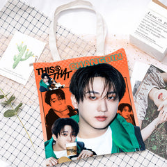 SKZ Album < THIS & THAT > Canvas Tote Bag