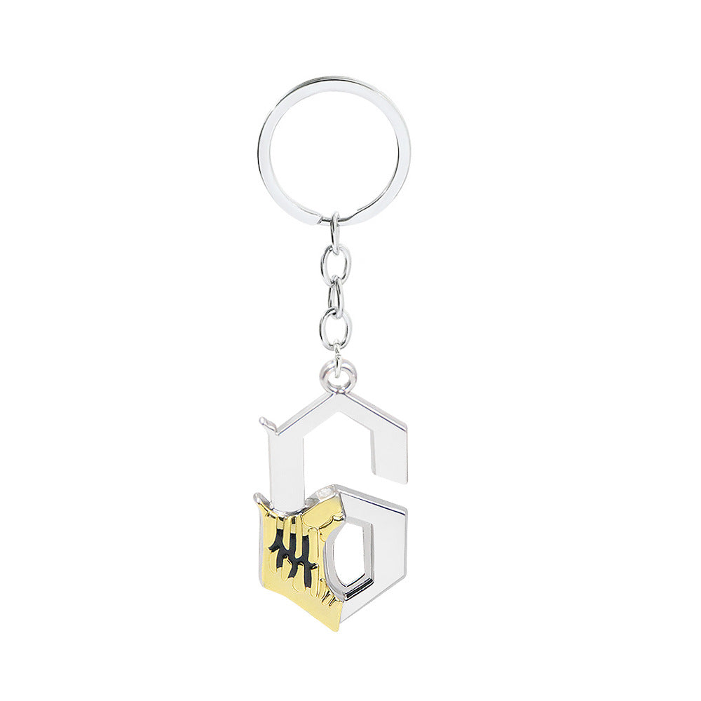 Trendy Anime Necklace Keychain