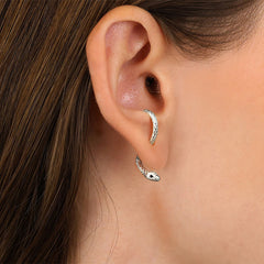 Snake Stud Earrings A Pair