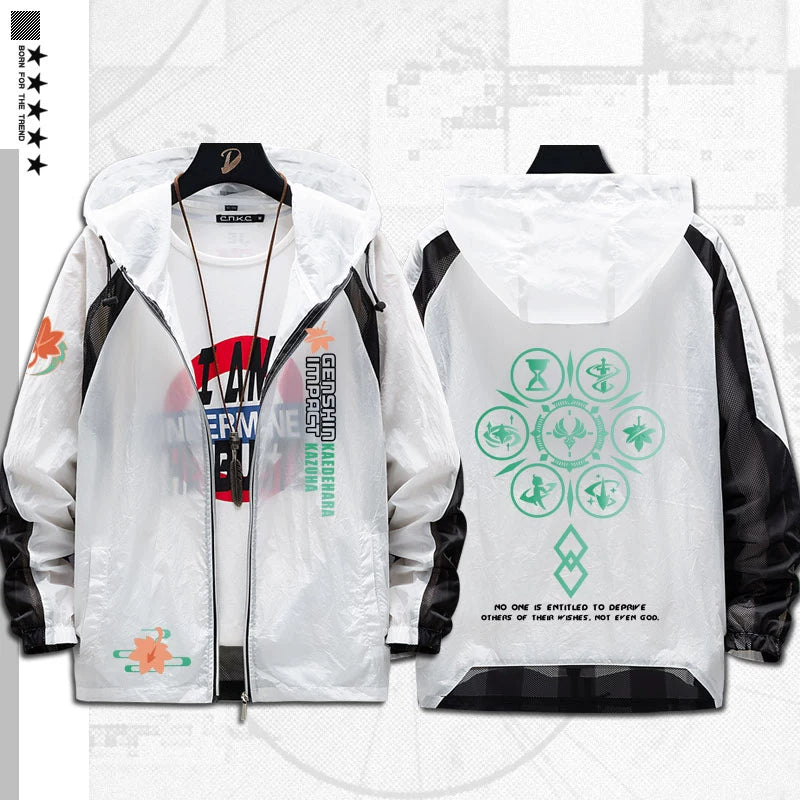 Unisex Game Logo Print Sunscreen Jacket