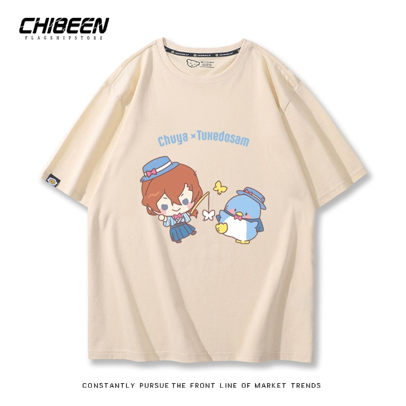 Men's and Women's Dazai Short Sleeve Cotton T-Shirt