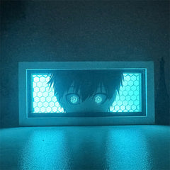 Anime Paper Carving Photo Frame Lamp