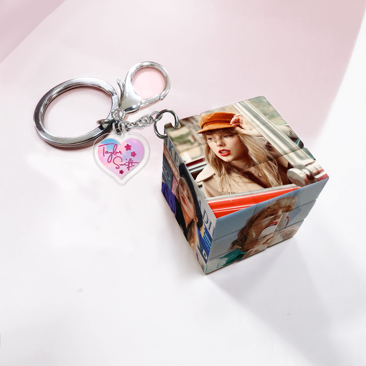 Taylor Rubik's Cube Pendant Keychain