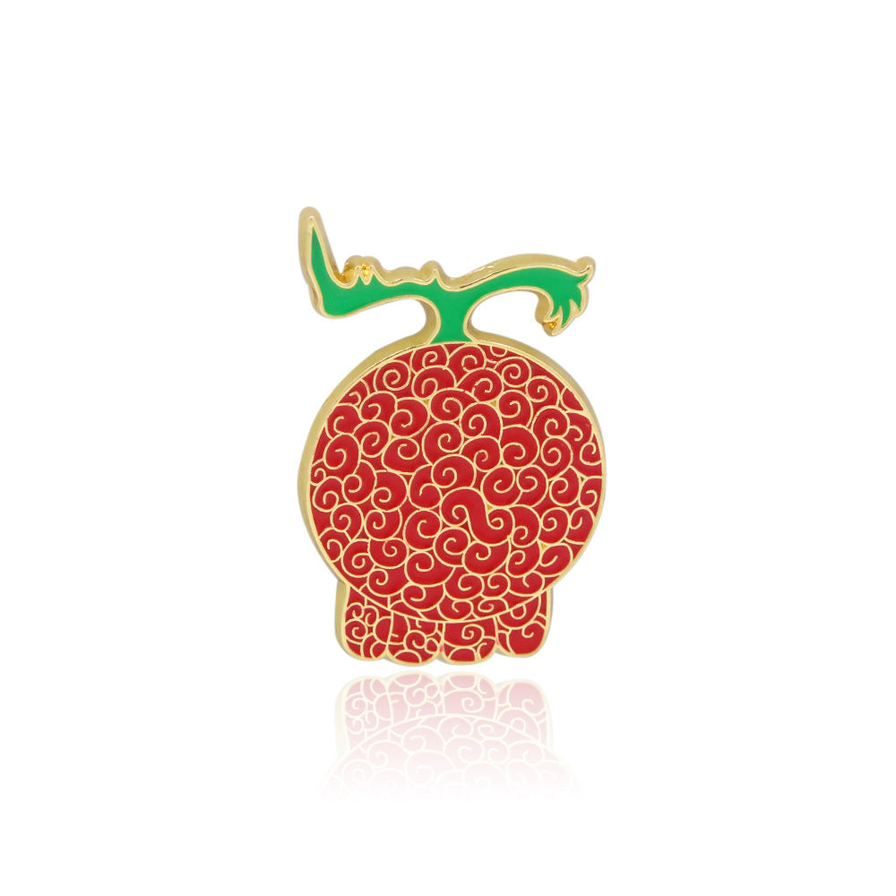 Devil Fruit Anime Brooch Badge