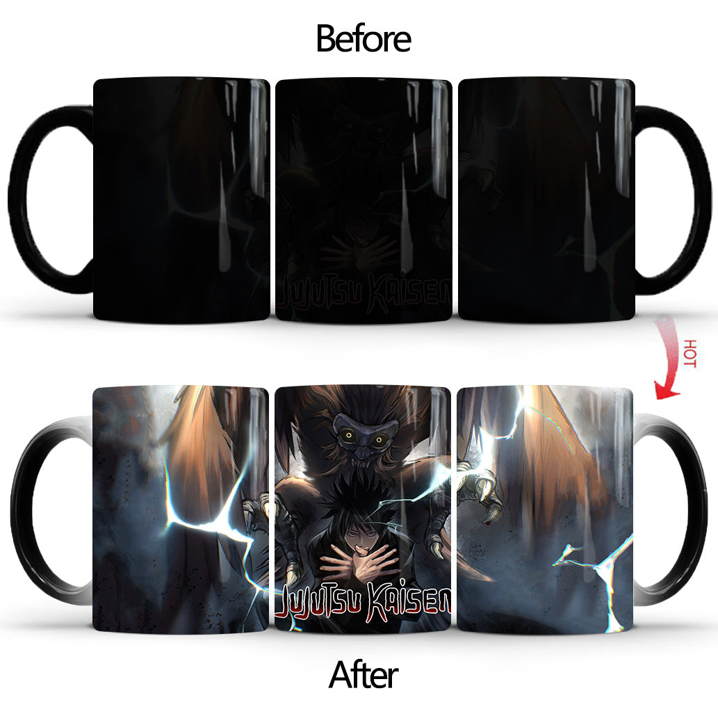 Heat-sensitive Anime Color-changing Ceramic Mug