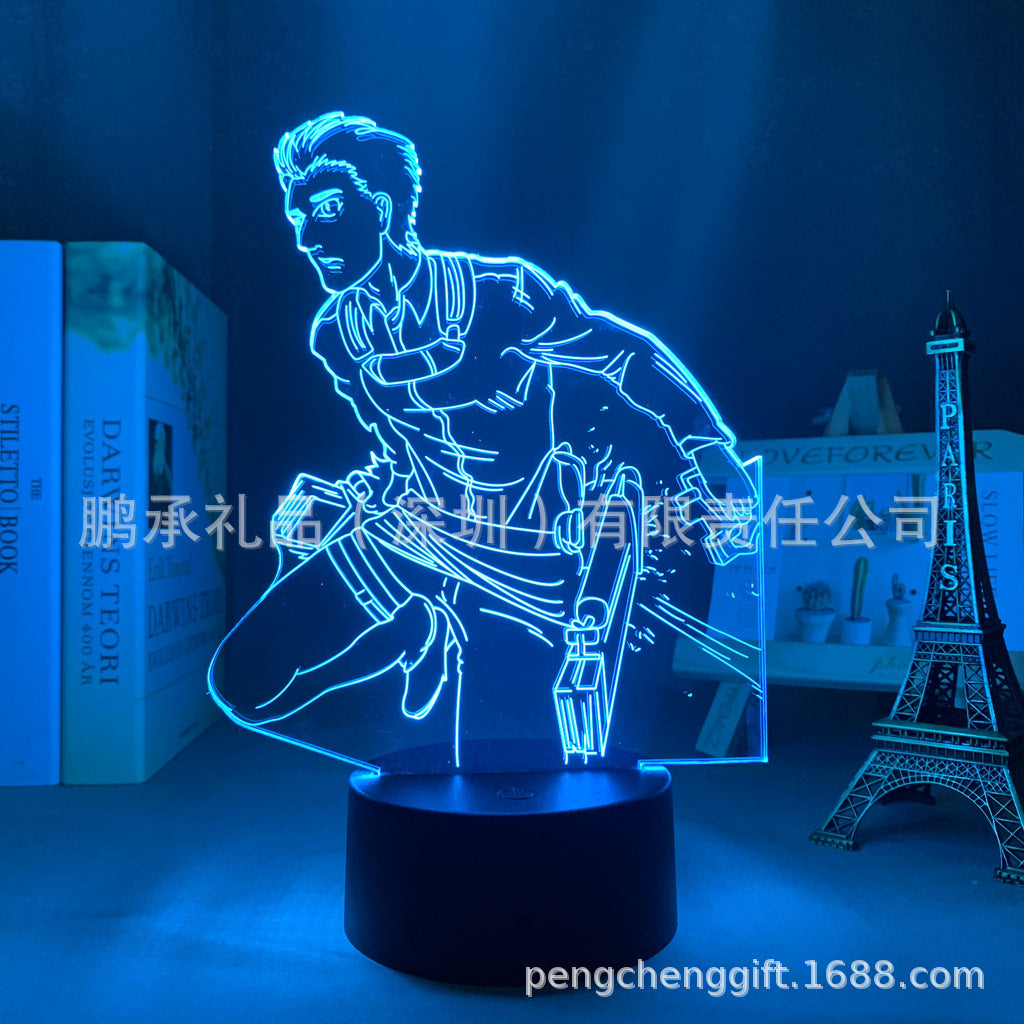 Colorful Anime Acrylic 3d Night Light
