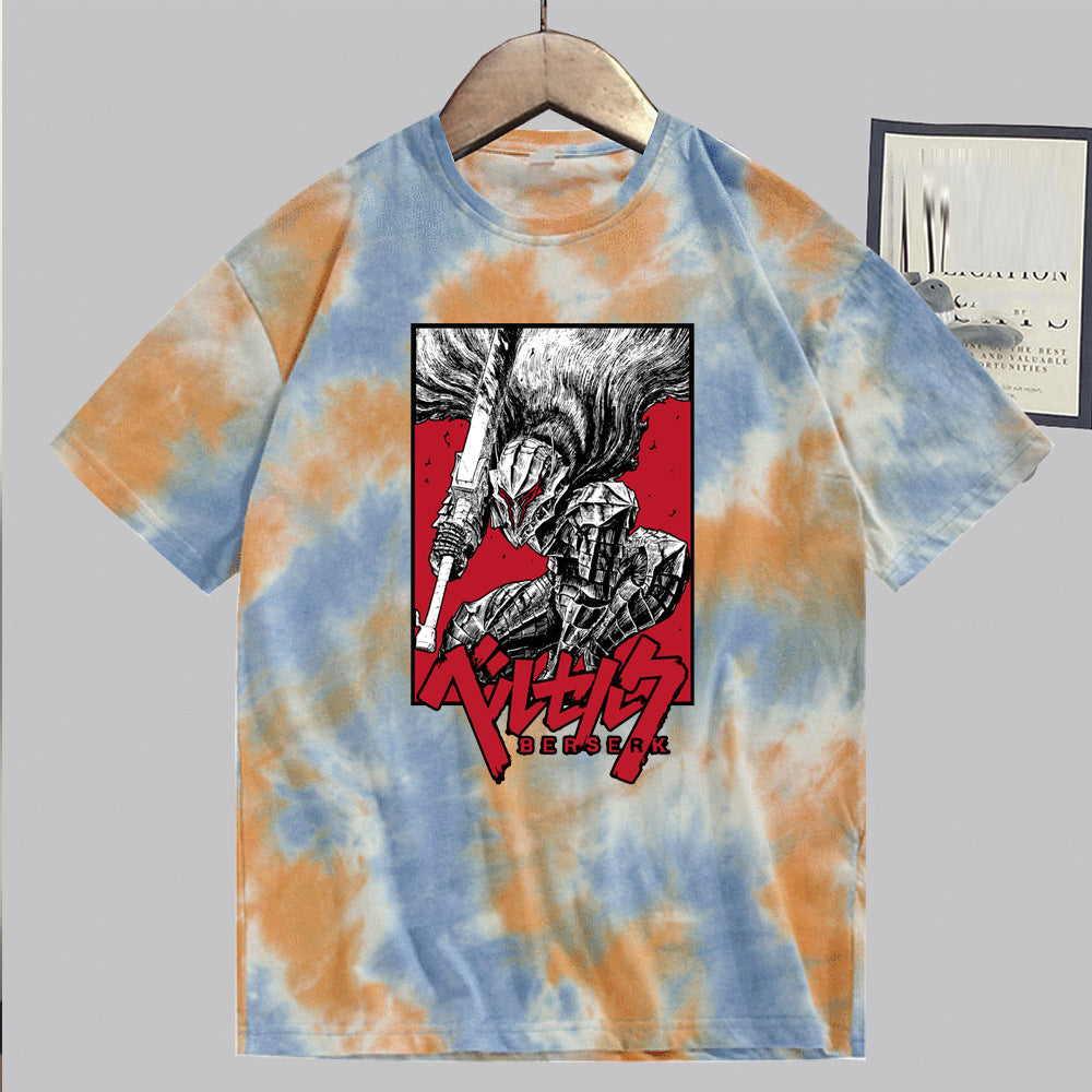 Casual Guts Tie-Dyed Loose Short Sleeve T-Shirt